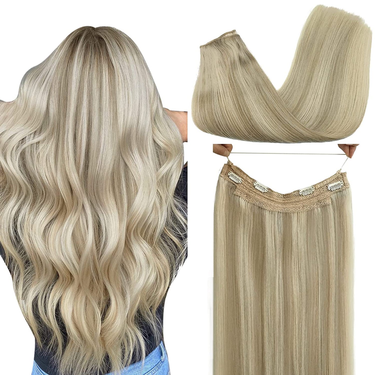 THE HAIR LABEL - Halo Hair Extensions 40 CM